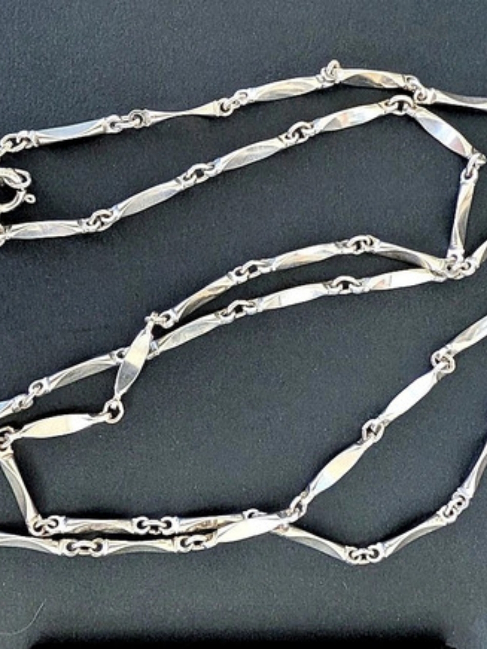 Sterling Silver Link Necklace 30inch